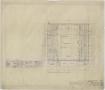 Technical Drawing: High School Gymnasium, Ozona, Texas: Bleacher Plan