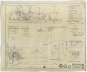 Primary view of object titled 'Abilene Womans Club Building, Abilene, Texas: First Floor Plumbing Plan'.
