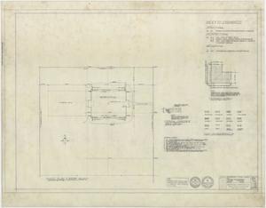 High School Building, Pecos, Texas: Index to Drawings