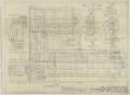 Thumbnail image of item number 1 in: 'High School Building, Pecos, Texas: Roof Framing Plan'.