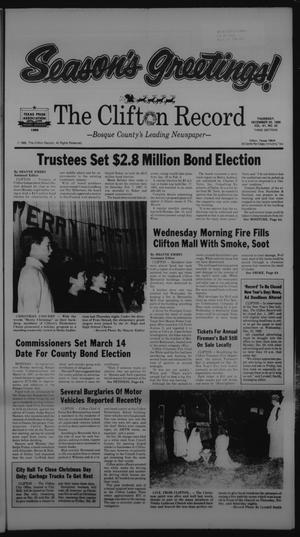 The Clifton Record (Clifton, Tex.), Vol. 91, No. 52, Ed. 1 Thursday, December 25, 1986