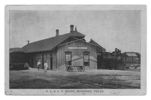 SA&AP Railroad Depot, Skidmore, Texas