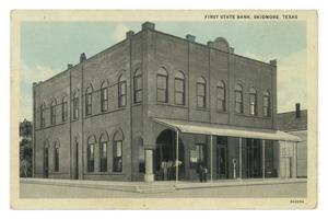 First State Bank, Opera House and Tuell Drug Store Skidmore, Texas