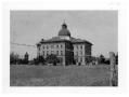 Primary view of Bee County Courthouse: Early View from the Houston Highway