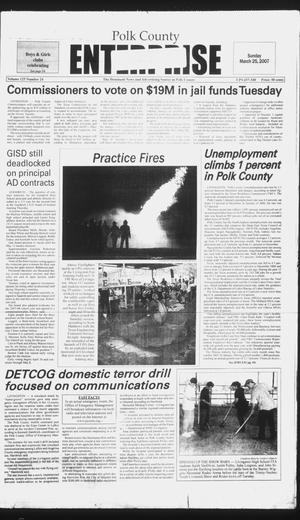 Primary view of object titled 'Polk County Enterprise (Livingston, Tex.), Vol. 125, No. 24, Ed. 1 Sunday, March 25, 2007'.