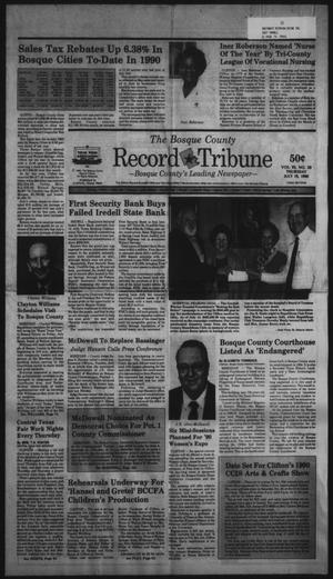 The Bosque County Record Tribune (Clifton, Tex.), Vol. 95, No. 29, Ed. 1 Thursday, July 19, 1990