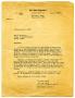 Legal Document: [Letter from Post Office Inspector R. R. Range to Dallas, Texas Polic…