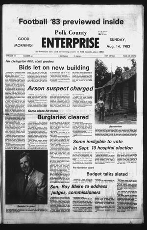 Polk County Enterprise (Livingston, Tex.), Vol. 101, No. 66, Ed. 1 Sunday, August 14, 1983