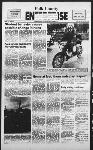 Polk County Enterprise (Livingston, Tex.), Vol. 113, No. 32, Ed. 1 Thursday, April 20, 1995