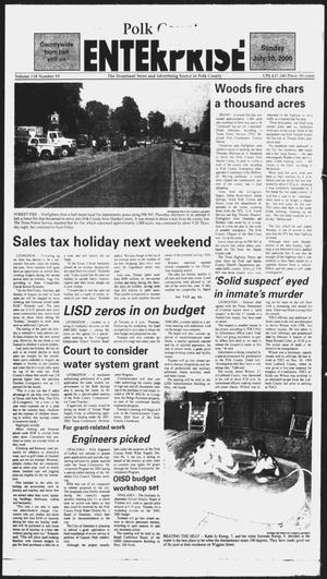 Polk County Enterprise (Livingston, Tex.), Vol. 118, No. 59, Ed. 1 Sunday, July 30, 2000