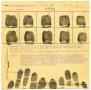 Primary view of [Floyd Garland Hamilton Fingerprint Chart, 1934 - Dallas, Texas Police Department]