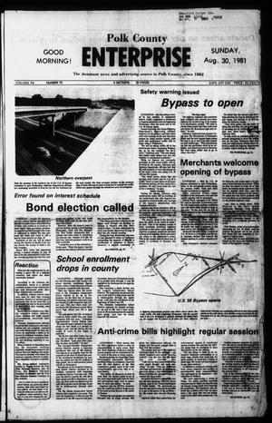Polk County Enterprise (Livingston, Tex.), Vol. 98, No. 70, Ed. 1 Sunday, August 30, 1981