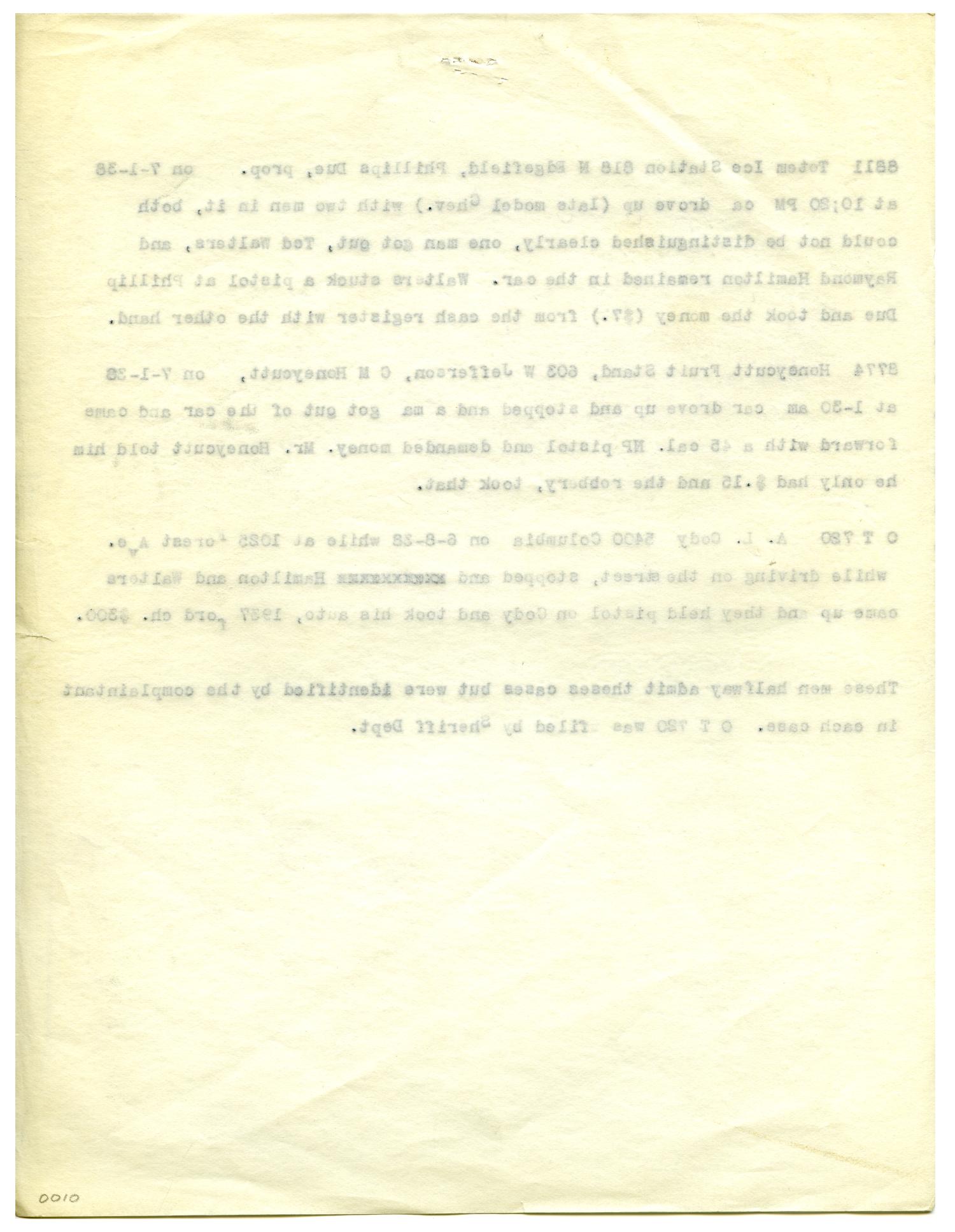 [Floyd Hamilton Case Report, 05/23/1938 - Dallas, Texas Police Department]
                                                
                                                    [Sequence #]: 4 of 4
                                                