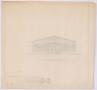 Thumbnail image of item number 2 in: 'High School Gymnasium Proposal, Ozona, Texas: Front Elevation "A"'.