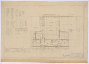 Primary view of object titled 'School Building Alterations, Royston, Texas: Floor Plan'.