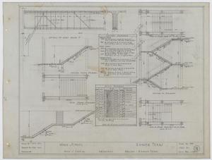 Primary view of object titled 'Ward School Building, Ranger, Texas: Column and Beam Schedule'.