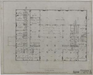 Abilene Hotel Mechanical Plans: Mezzanine Floor Plan