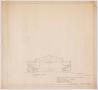 Thumbnail image of item number 1 in: 'High School Gymnasium Proposal, Ozona, Texas: Transverse Section'.