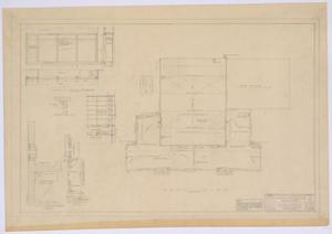 Primary view of object titled 'School Building Alterations, Royston, Texas: Roof Plan and Details'.