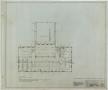 Thumbnail image of item number 1 in: 'School Building, Kermit, Texas: Second Level Floor Plan'.