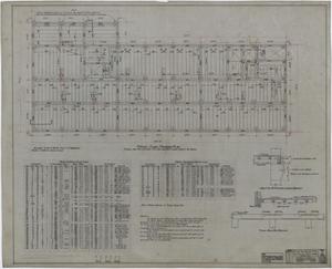 Primary view of object titled 'Abilene Hotel: Typical Floor Framing Plan'.
