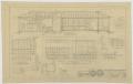 Technical Drawing: Field House and Primary School, Kermit, Texas: Longitudinal Section a…