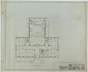 School Building, Kermit, Texas: First Floor Plan