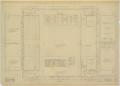 Thumbnail image of item number 1 in: 'School Auditorium/Gymnasium, Hawley, Texas: Floor Plan'.