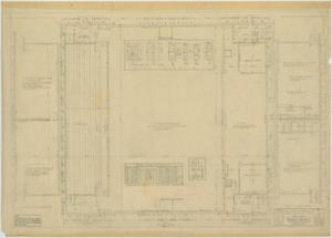 School Auditorium/Gymnasium, Hawley, Texas: Floor Plan