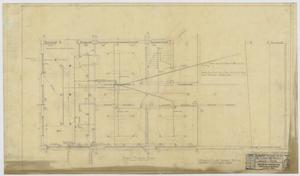 Primary view of object titled 'Iraan High School Addition: First Floor Plan'.