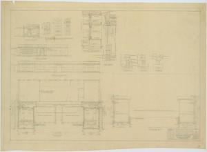 Primary view of object titled 'School Auditorium/Gymnasium, Hawley, Texas: Plans, Elevations, and Sections'.