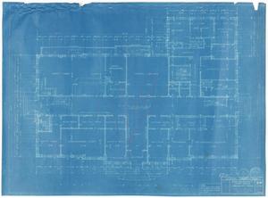 Primary view of object titled 'Sterling County Courthouse: First Floor Plan'.