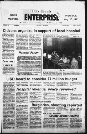 Polk County Enterprise (Livingston, Tex.), Vol. 101, No. 67, Ed. 1 Thursday, August 18, 1983