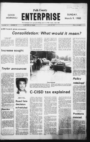Polk County Enterprise (Livingston, Tex.), Vol. 98, No. 20, Ed. 1 Sunday, March 9, 1980