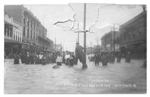 Primary view of object titled '[Flooding on Procter Street]'.