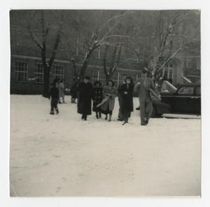 [Photograph of Students in Snow]