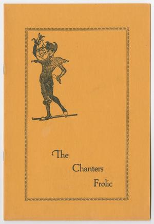Primary view of object titled '["The Chanters Frolic" Program]'.