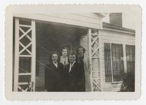 [Photograph of Women at House]