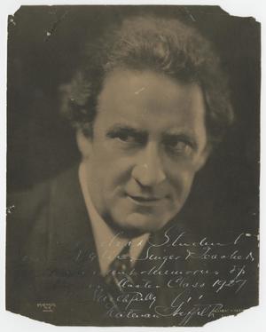 [Signed Portrait of Mr. Griffith]