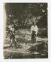 Photograph: [Photograph of Robert and Gypsy Ted Wylie in their Garden]