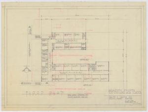 School Building, Big Lake, Texas: Floor Plan