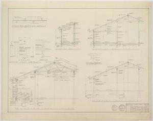 Primary view of object titled 'Future Farmers of America Arena, Eldorado, Texas: Sections and Details'.