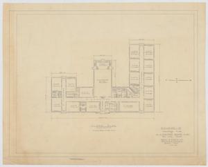 School Building Alterations, Big Lake, Texas: Floor Plan