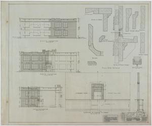 Primary view of object titled 'Junior High School Building, Eastland, Texas: Elevations'.
