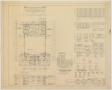 Thumbnail image of item number 1 in: 'School Cafeteria, Big Lake, Texas: Floor Plan and Details'.