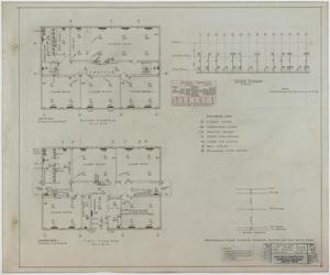 Junior High School Building, Eastland, Texas: Two Story Mechanical Plan