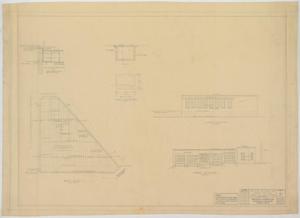 Garage Building, Albany, Texas: Roof and Elevation Plan