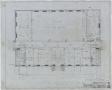 Thumbnail image of item number 1 in: 'High School Building, Archer City, Texas: First Floor Plan'.