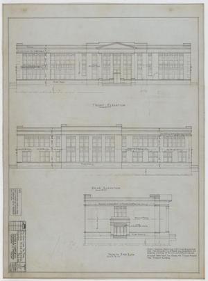 Primary view of object titled 'Anson High School Addition: Elevations'.