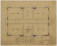 Thumbnail image of item number 2 in: 'High School Building, De Leon, Texas: Foundation Plan'.